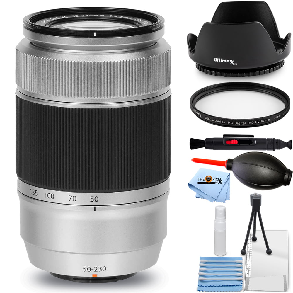 vlotter Acteur focus FUJIFILM XC 50-230mm f/4.5-6.7 OIS II Lens (Silver) 16460795 - Essential  Bundle Includes: Tulip Hood Lens, UV Filter, Cleaning Pen, Blower,  Microfiber Cloth and Cleaning Kit - Walmart.com