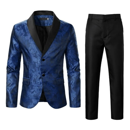 

ketyyh-chn99 Blue Purple Scrubs For Men Set Men s Activewear Full Zip Warm Tracksuit Sports Set Casual Sweat Suit