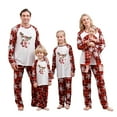 thumbnail image 3 of Penkiiy Matching Family Pajamas Family Christmas Pjs Matching Sets Baby Christmas Matching Jammies for Adults and Kids Holiday Xmas Sleepwear Set Red L, 3 of 8