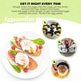 thumbnail image 2 of Sartén para escalfar huevos Eggssentials, antiadherente, de acero inoxidable, 2 of 7