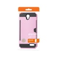 thumbnail image 4 of Zte Warp 7/ Z959 Slim Armor Hybrid Case With Card Holder In Pink, 4 of 4