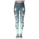 thumbnail image 3 of MKLEKYY Leggings de yoga para mujer, leggings para entrenamiento, leggings con estampado navideño, pantalones con bloques de color, leggings suaves y elásticos. 477, 3 of 4