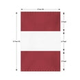 thumbnail image 4 of COVERS&ALL Outdoor Clear Panel Curtain, 18 Oz Tarp Tuff Waterproof & UV Resistant with Rustproof Grommets, Ideal for Outdoors/Indoors (12' H x 8' W feet, Red), 4 of 6