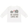 thumbnail image 3 of Inktastic My Granna Loves Me Boys or Girls Long Sleeve Toddler T-Shirt, 3 of 5