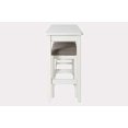 thumbnail image 4 of NewRidge Home Goods 4570-WHT Home Table Basse avec Deux Tabourets&44; Blanc, 4 of 5