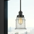 thumbnail image 4 of 201S-SN-G182-Innovations Lighting-Canton - 1 Light Stem Hung Mini Pendant In Industrial Style-10 Inches Tall and 6.5 Inches Wide-Brushed Satin Nickel, 4 of 7
