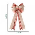 thumbnail image 3 of Buffalo Christmas Bows Holiday Christmas Wreaths Bows Xmas Christmas Tree Topper Bows for Christmas Party Decoration Buffalo Burlap Decorative Bow Gingham Craft Ribbon Bows Christmas Tree Topper, 3 of 10