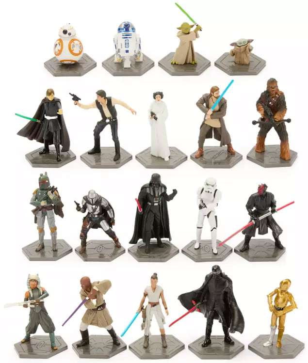 Star Wars 2019 Mega Action Figures Playset - 20-Piece PVC Toy