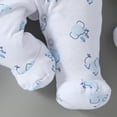 thumbnail image 6 of CAUYDY Preemie Girls Outfits Baby Boys Layette Set 8Pcs Fall Winter Cotton Sleepwear Newborn Clothing Picture Outfit for Unisex Infant Sizes 0-3 Months,Light Blue, 6 of 8