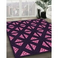 thumbnail image 3 of Ahgly Company Machine Washable Indoor Rectangle Transitional Deep Purple Area Rugs, 4' x 6', 3 of 7
