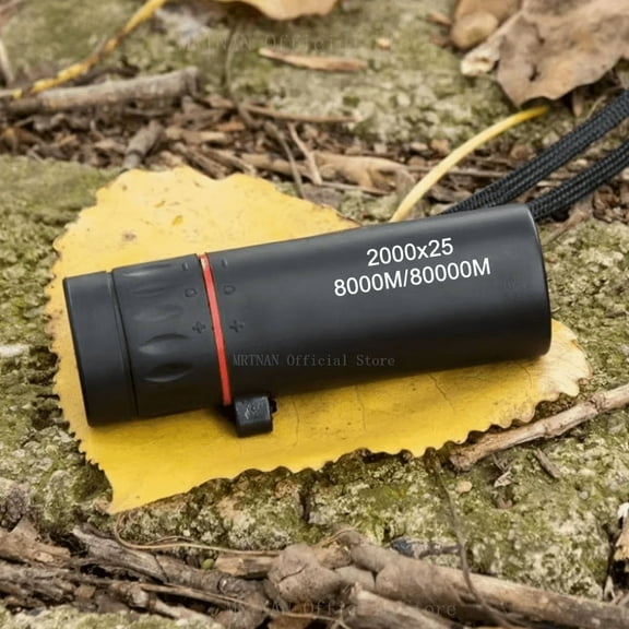 2000x25 Long Range HD Professional Adult Monocular and Mini Portable Telescope for outdoor camping and hunting