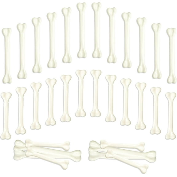 KatchOn, Mini Halloween Skeleton Bones - Big Pack of 24 | Mini Bones Halloween for Halloween Decorations Indoor | Mini Skeleton Bones for Crafts | Halloween Bag of Bones, Halloween Bones Decorations