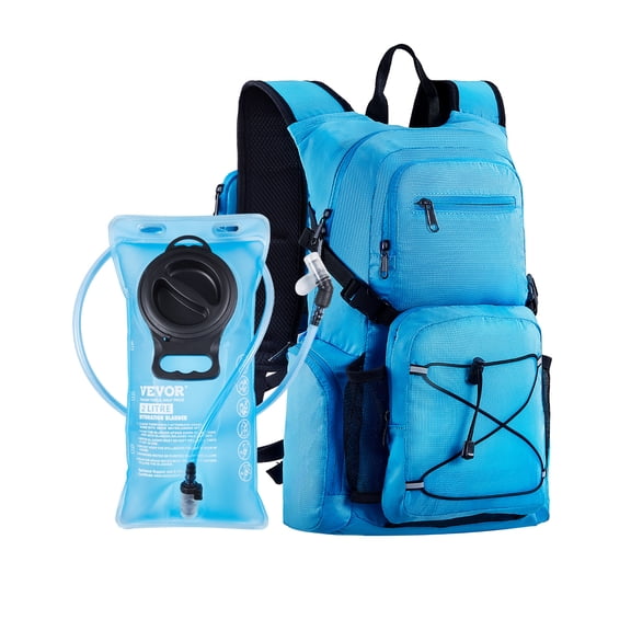 VEVOR Hydration Backpack, 25L Insulated Hydration Pack Backpack with 2L TPU Water Bladder, Hiking Water Backpack with Storage for Men Women, Hydro Water Daypack for Hiking Running Cycling Camping