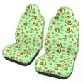 3D Print Avocado Heart Pattern Car Seat Covers Universal Fit for Cars