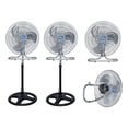 thumbnail image 1 of SHTARK Set 2 Ventiladores Multiposici&oacute;n 3 En 1 | Ventilador 18 Pulgadas Aspas Metalicas, Motor Silencioso, Ajuste de Altura | Abanico Oscilante Potente, 3 Velocidades Pedestal, Piso, Pared, 1 of 6