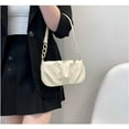 thumbnail image 5 of Shoulder Bag for Women, Small Handbag, Polyester Soft Y2k Underarm Bag to Worn with Different Types of Clothes Easily, Fashionable Simple Widely Use Small Handbag for Women, Black, 5 of 7