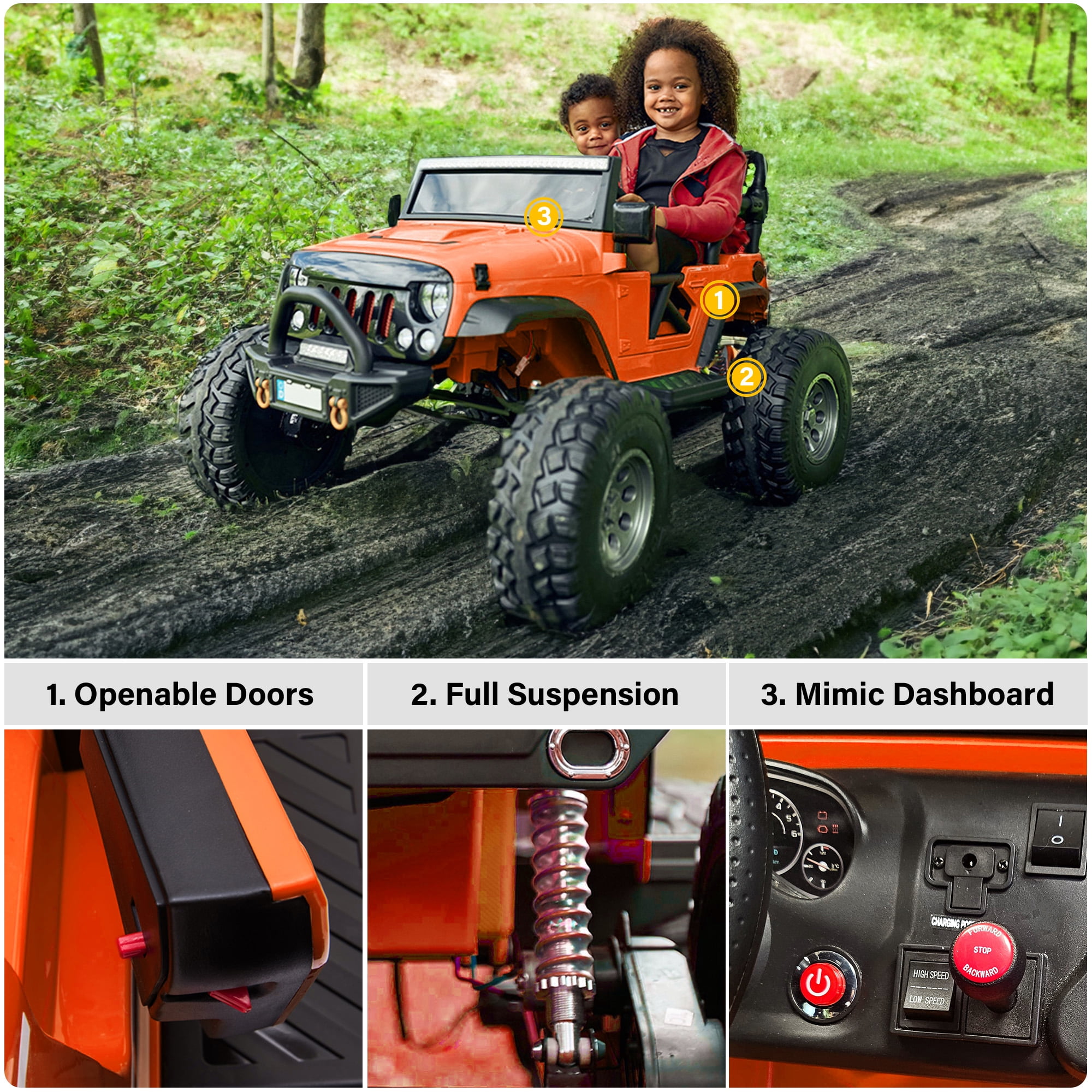 Powered riding toys 2 seater discount