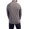 thumbnail image 2 of Women's-Cutter & Buck  Heather Black Colorado Buffaloes Adapt Eco Knit Stretch Recycled DryTec Raglan Quarter-Zip, 2 of 2