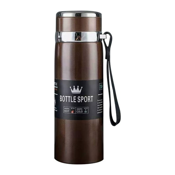 Water Bottles with Portable Lid, BPA Free, Hydro Insulated Thermal Flask for Hot or Cold Drinks 800ml Stainless Steel Metal Reusable Water Bottle for Kids, Adults,Coffee