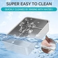 thumbnail image 7 of Enclosed Stainless Steel Litter Box with Lid, XL Extra Large Stainless Steel Cat Litter Box for Big Cats, High Sides Metal Litter Box, Anti-Leakage, Easy Cleaning, Odor-Resistant, with Scoop, 7 of 7