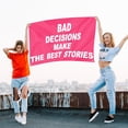 thumbnail image 2 of Tapiz de pared Bad Choices Make The Best Stories, 150 x 90 cm, 2 of 2