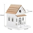 thumbnail image 6 of Vandue Modern Wooden Wild Bird Nesting Box with Pre Installed Mounting Post, 6 of 7