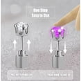 thumbnail image 5 of LED Earrings, Shiny Glowing LED Lighting Up Stylish Earring Studs Crown Shap Ear Drop Stud, Wedding Rave Dance Party Night Out Halloween Christmas Decoration Present for Women Men, 5 of 8