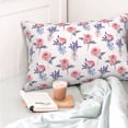 thumbnail image 5 of Kdxio Cotton Pillow Cases 16"x24" Pillowcases,Soft and Breathable Bedroom Pillow Cases-Lavender Flowers, 5 of 8