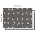 thumbnail image 6 of Cute Pug Puppies Summer Placemats Table Placemats Set Of 4-Linen Kitchen Washable Placemats Table Mats 11.8"x17.7"Non-Slip Heat Resistant, 6 of 6