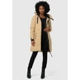 thumbnail image 5 of Marikoo Women's Warm Winter Coat with Hood - Quilted Thigh-Length Jacket - Natsukoo XVI, 5 of 7
