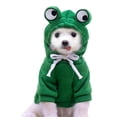 thumbnail image 1 of Halloween Y Navidad Perro Sudadera Con Capucha Forma De Rana Cálido Suéter Con Capucha Abrigo Ropa Para Mascotas Speravity PT002565-02, 1 of 6