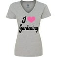 thumbnail image 3 of Inktastic Gardener I Love Gardening Women's V-Neck T-Shirt, 3 of 5