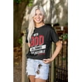 thumbnail image 5 of With God All Things Are Possible Men's Graphic T Shirt Tees Brisco Brands S, 5 of 6