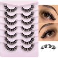 thumbnail image 3 of LAICAIW Natural Cluster Lashes D Curl Lashes Clusters Natural Look Individual False Eyelashes 7 Pairs DIY Russian Lashes Multipack, 3 of 7