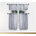 thumbnail image 1 of Vera CELE 15132D12 Tier &amp; Valance Set - Rideaux de Fenêtre - Imprimé Floral - Bleu Marine, 1 of 1