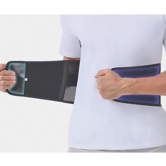 Aolikes Breathable Back Support Belt, Comfortable Waist Brace - Lumbar Supportive, Breathability, Comfortable Fit - For Waist Sizes 26-30, 30-38, 38-46 Inches, For Men, Women,