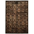 thumbnail image 1 of Linon Platinum Iron Gate Power Loomed Polyester 2'x3' Rug in Brown, 1 of 5