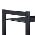 thumbnail image 4 of Organize It All 3 Tier Adjustable Mesh Shoe Rack in Black, 4 of 6