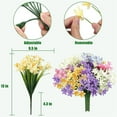 thumbnail image 3 of zttd artificial daffodils flowers bundles flowers with stems no fade flowers bouquet for indoor outdoor home garden decoration, 3 of 3