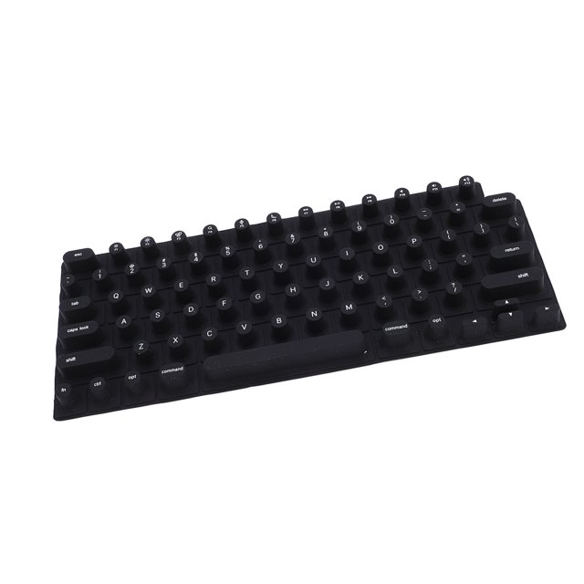 Keyboard Cover for Long Nails, Silicone Raised Keyboard Cover Protector, Tower Shaped Cylindrical Key Design, Compatible with for OS X Pro 14 Pro 16 Air 13, Comfortable Typing