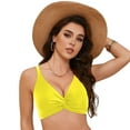 thumbnail image 4 of Women Full Coverage Bikini Top No Bottom Push up Swimsuits Top Sport Bra Bathing Suits Tops, 4 of 9