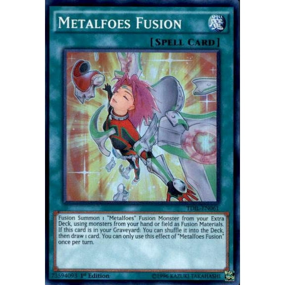 YuGiOh The Dark Illusion Super Rare Metalfoes Fusion TDIL-EN061
