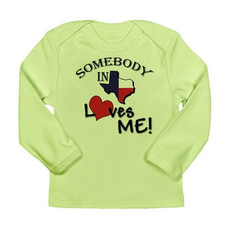 

CafePress - Somebody In Texas Loves Me Long Sleeve T Shirt - Long Sleeve Infant T-Shirt
