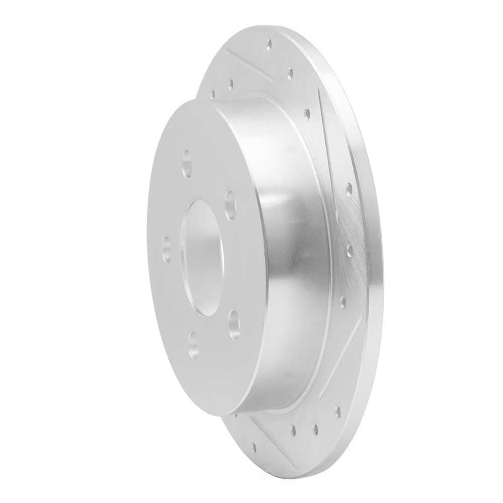 Dynamic Friction Company 631-52012R DFC Brake Rotor - Drilled And Slotted - Silver