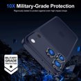 thumbnail image 5 of CASEFIV Camera Lens Protector for iPhone 17 Pro/iPhone 17 Pro Max, Tempered Glass Screen Protector Metal Individual Camera Cover Accessories Case Friendly,Black, 5 of 7