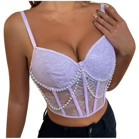 Lace Tank Tops For Women Sevevn Women Fashion Solid Casual Sleeveless Lace Narrow Cuffs Pullover Loose Street Bra Tank Tops For Women