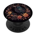 thumbnail image 1 of Gráfico adhesivo PopSockets PopGrip con forma de cuervo y flores bohemio, 1 of 6