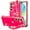 Hot Pink, variant on REQO for Samsung Galaxy A16 4G/5G Case Cute Love-Heart Plating Strap Phone Cover for Women Girls Bling Silicone Camera Protection Bumper Shockproof Phone Case for Galaxy A16 4G/5G (6.7")
