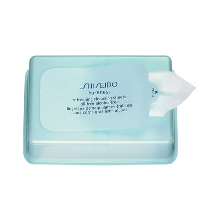 Shiseido Pureness Refreshing Facial Cleansing Sheet, 30