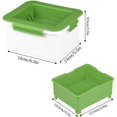 thumbnail image 4 of Prensa de tofu sencilla, la forma más fácil de eliminar el agua de todo tipo de tofu. Exprimidor de tofu apto para lavavajillas, escurridor y colador de tofu, máquina para hacer tofu y molde para, 4 of 5